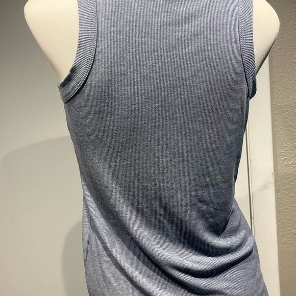 Nostalgia Gray Fitted Tank Top Sleeveless - Picture 9 of 9